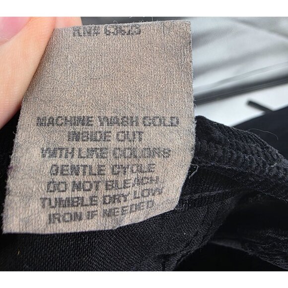 NYDJ Tummy Tuck Jeans Black Corduroy Pants Size 10 - Picture 6 of 7